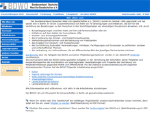 Tablet Screenshot of bdwo.de